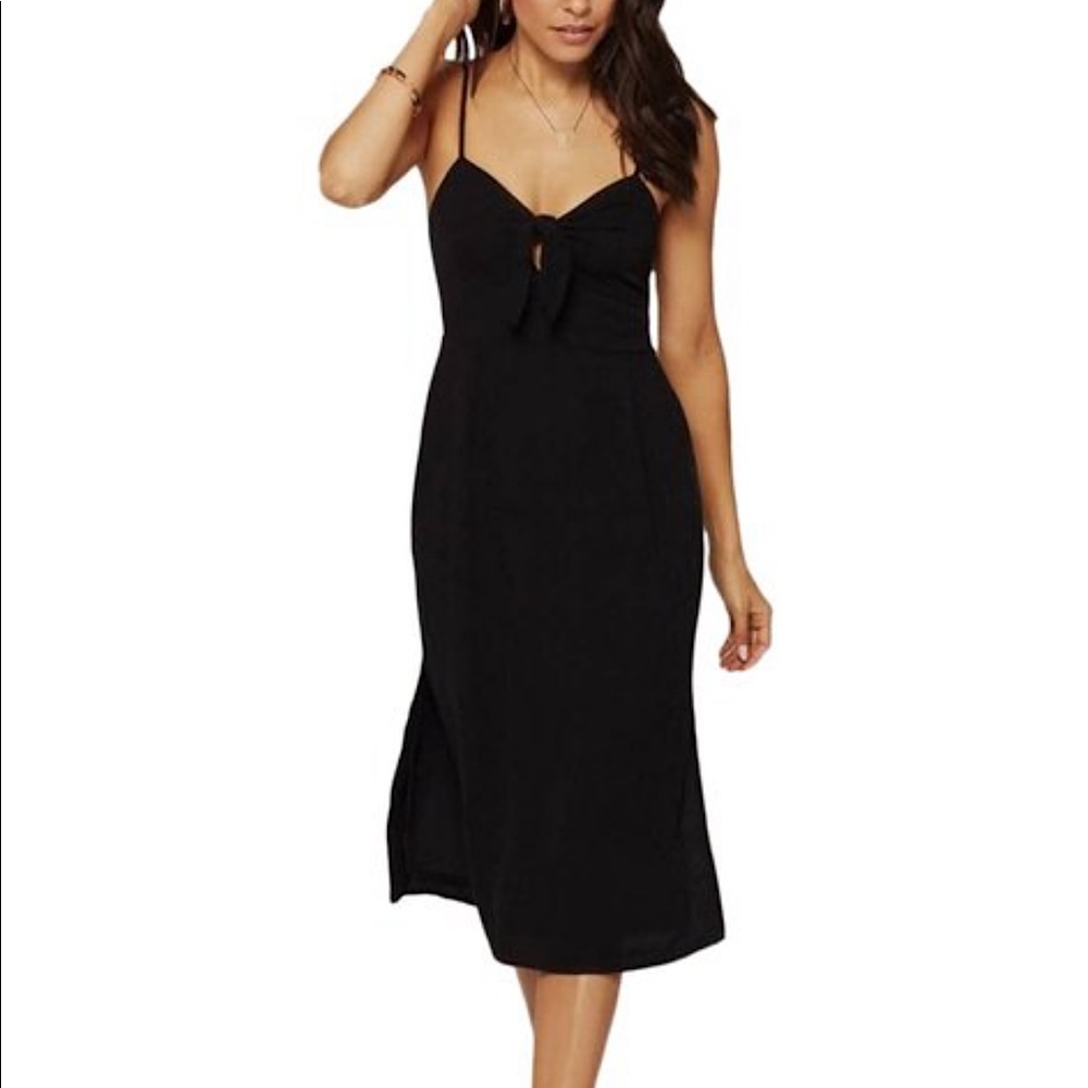 L*Space Amanda Slip Dress- black